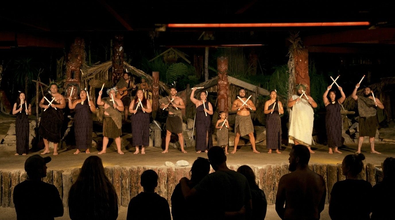 wioska maoryska rotorua